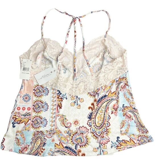 IN BLOOM BY JONQUIL Tangelle Paisley Print Cami & Shorts 2-Piece Pajama …  - Picture 4 of 10